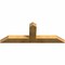 Ekena Millwork Portland Rough Sawn Timber Gable Bracket, Western Red Cedar, 60"W x 22"H x 4"D x 6"F, 9/12 Pitch GBW060X22X0406POR00RWR - alternate 4